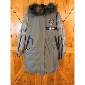 ZIAI Women's Mid Length Windproof Outdoor Sports Parker Winter Coat Size XL (648